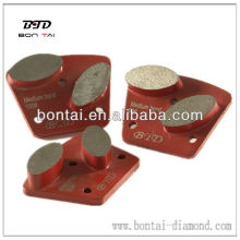 Trapezoid Metal Diamond grinding tool for concrete floors